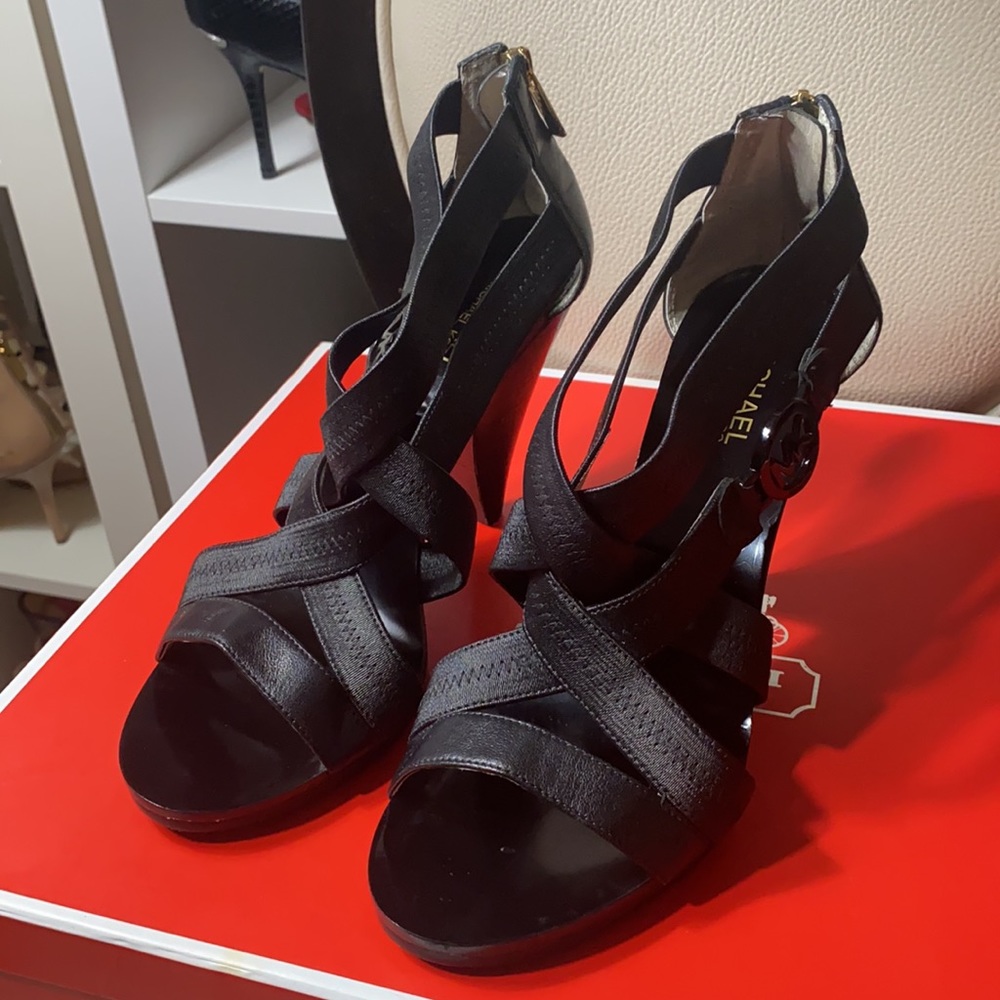 Michael Kors High Heel Sandals Used In Good condition.